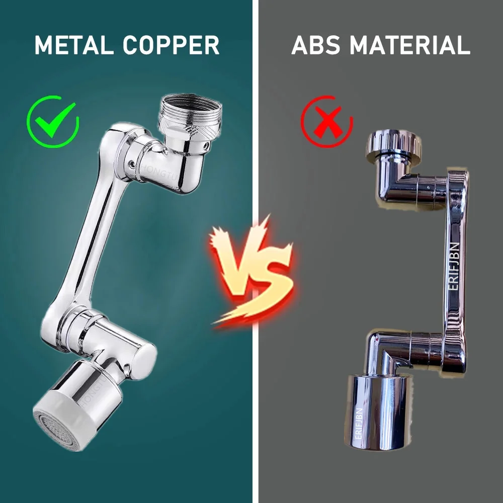 NEW Metal Copper 1440° Rotation Faucet Aerator Extender Anti Splash Filter Faucets Bubbler Nozzle Kitchen Saving Water Sprayer