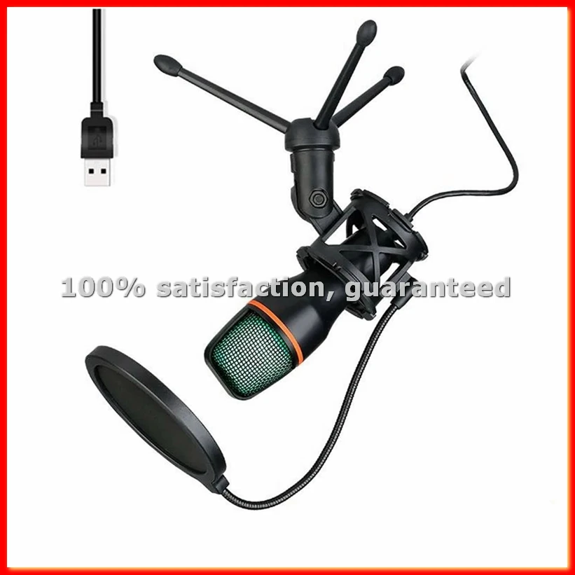 

Профессиональный USB-конденсаторный микрофон для прямых трансляций, для ПК, ноутбуков, видеоигр, подкастов B-A79U