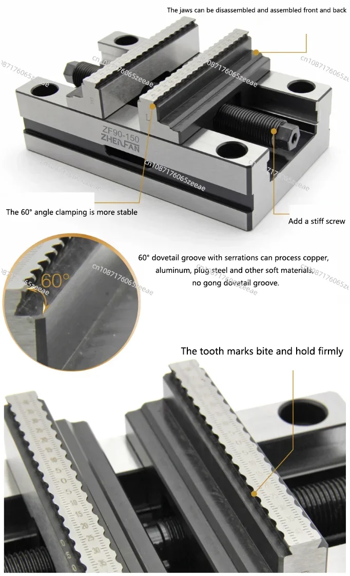 70-100  precision four-axis, five-axis, turntable fixture, self-centering CNC vice