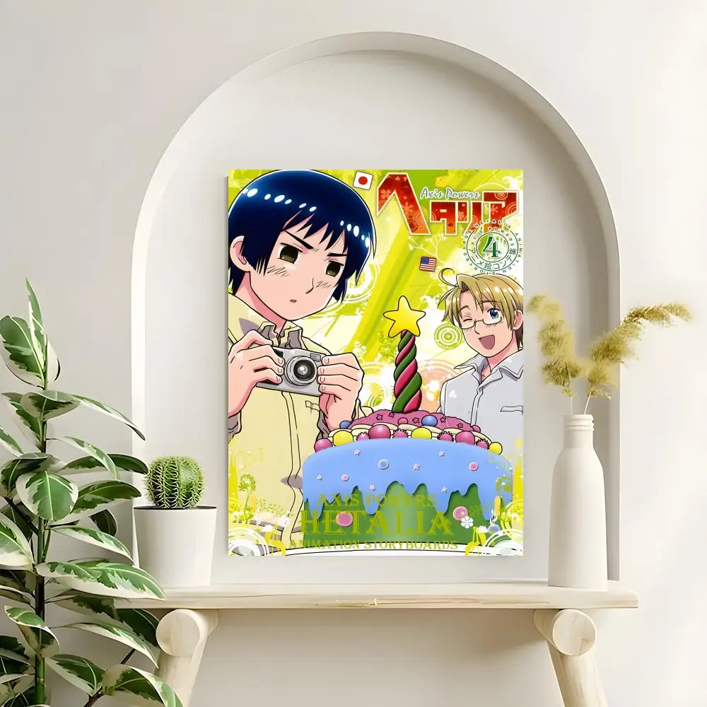 Anime Axis Powers Hetalia Poster Hochauflösende Poster-Aufkleber, geeignet für Schlafzimmer, Wohnzimmer, Heimdekoration – Detail 11