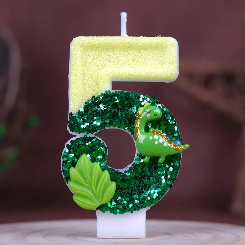 

Свечи цифры динозавры Potdemiel