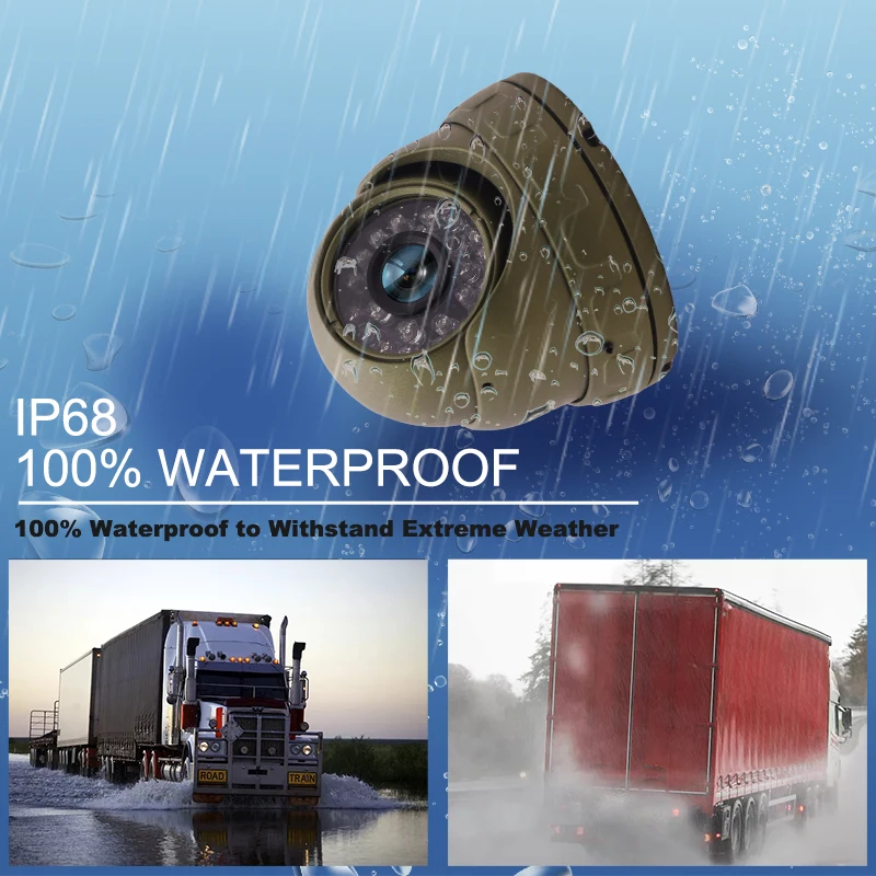 1080P Full HD WDR Thermal School Bus Truck Camera Front Wall Mounted Reverse Backup mit 1 Jahr Garantie