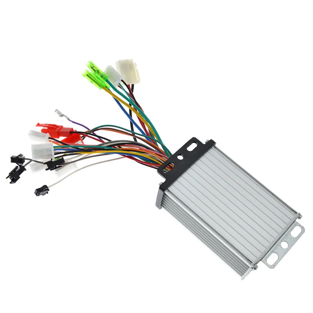 Electric Bicycle Controller 36V-48V 350W 17A E-Bike Scooter Motor Brushless Controller Aluminum Alloy Cycling Accessories