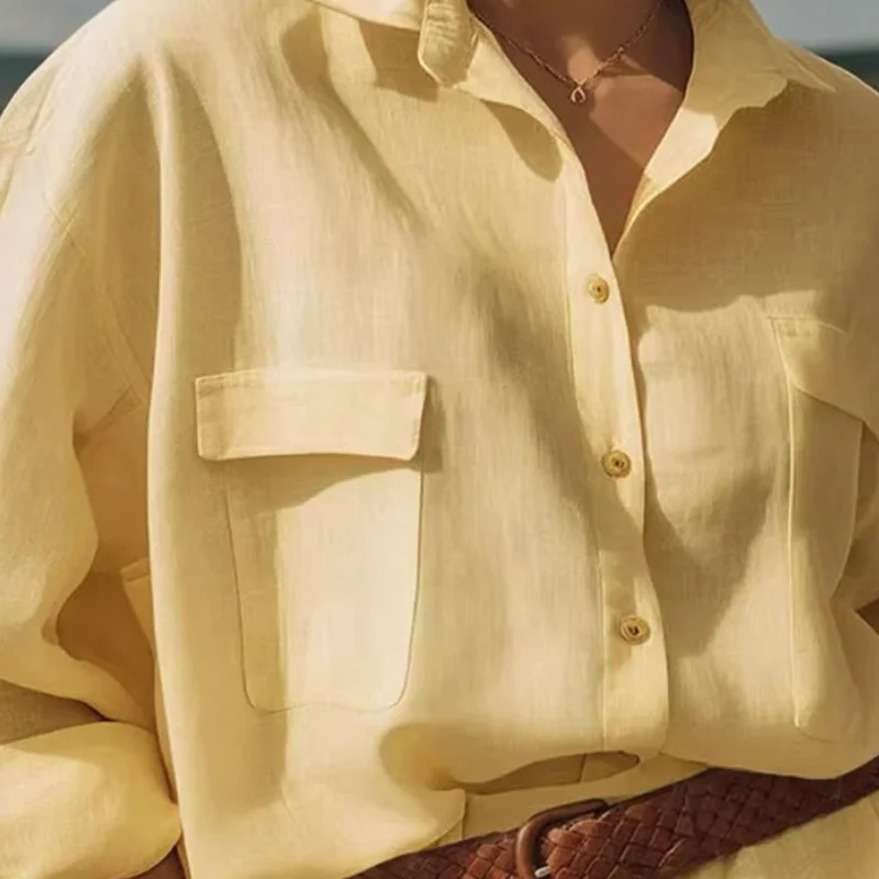 

Women Summer 2 Piece Outfits Skin-friendly Fabric Button Down Shirts And Shorts Set Casual Trendy Vacation Lounge Sets