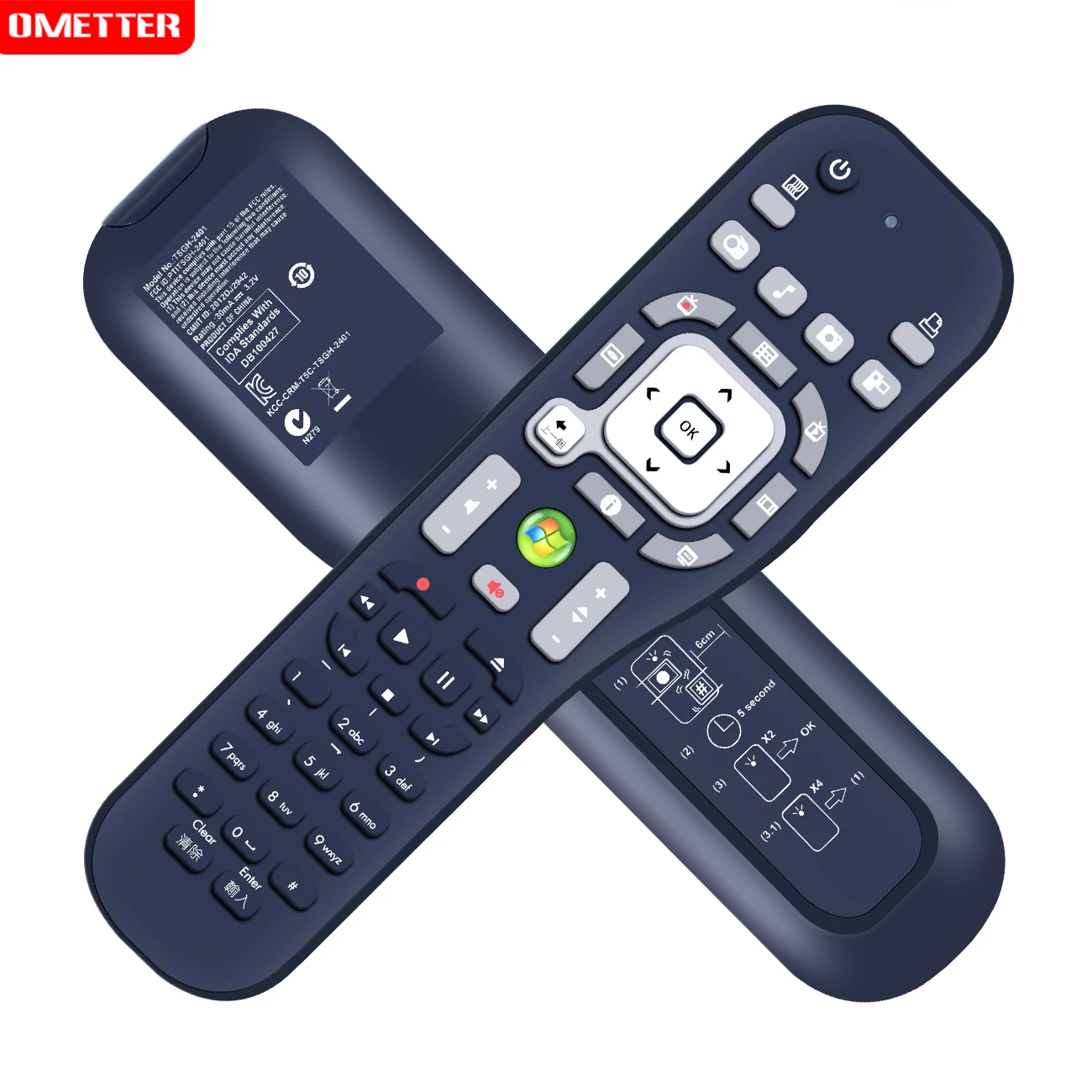 HP-リモート制御コンピューターリモコン,TSGH-2401 hp,xbmc,komedia