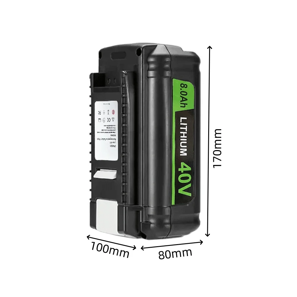 

2025 New 40V 8AH High-Power Lithium Battery, For Ryobi RY40200 Tool Battery OP4050 OP4026 , RY40430,Ryobi Lawn Mower