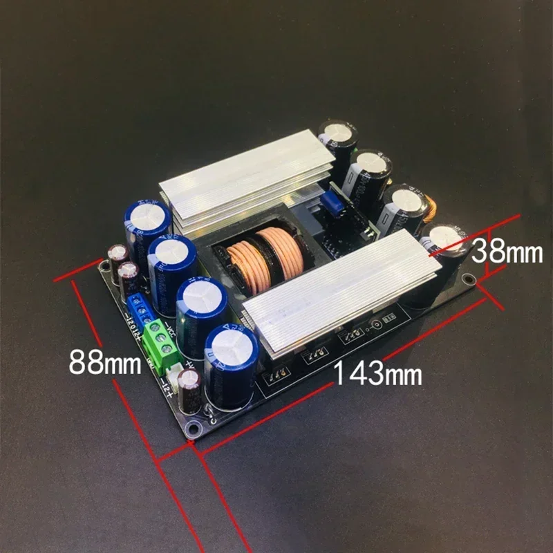 Creadvent 1000 واط LLC مكبر كهربائي تحويل التيار الكهربائي مجلس المزدوج DC35/40/50/60/70 فولت لتقوم بها بنفسك الرقمية أمبير الصوت Hifi