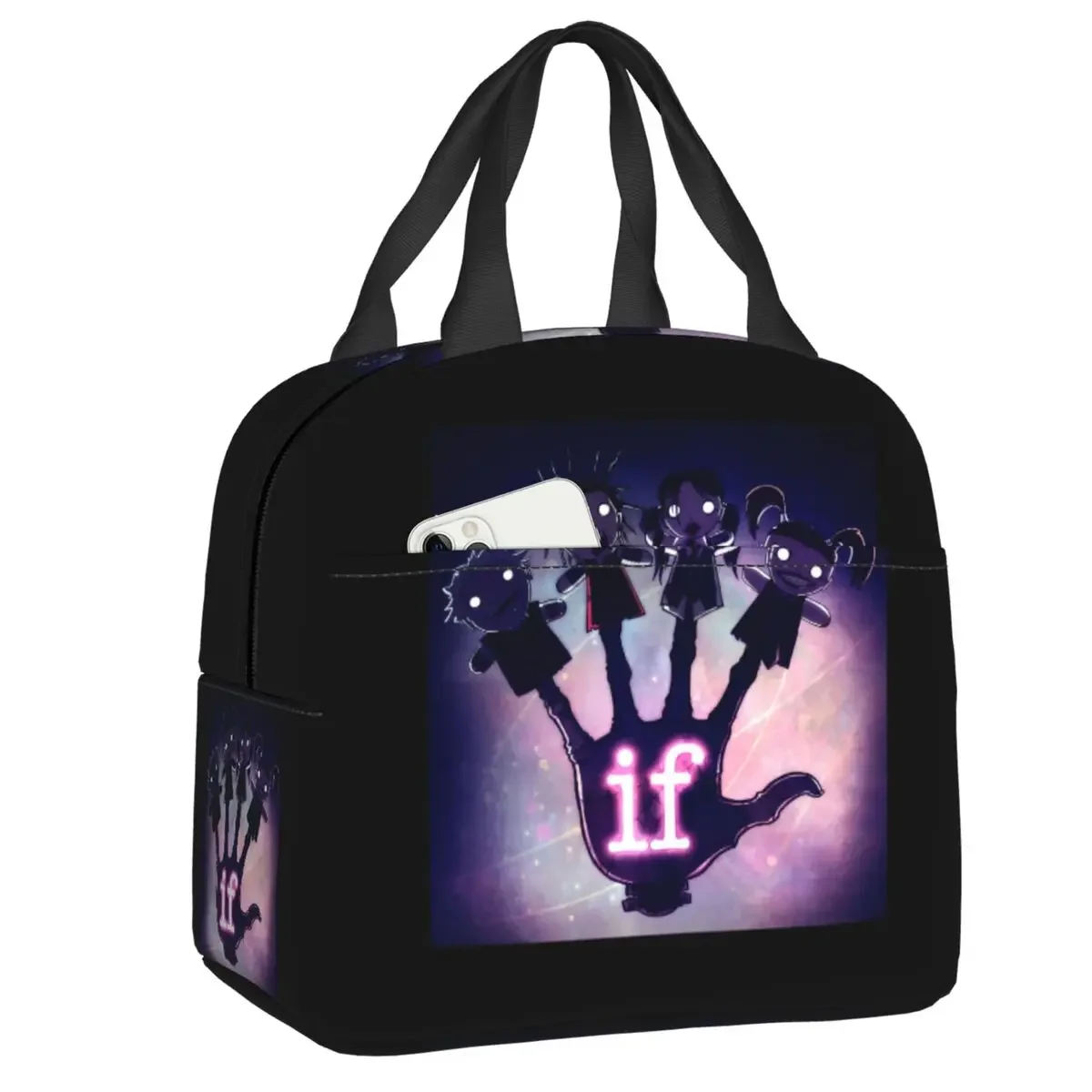 Custom If  Mindless Hip Hop Punk Rock Self Indulgence Lunch Bag Thermal Cooler Insulated  Boxes for Kids School Children