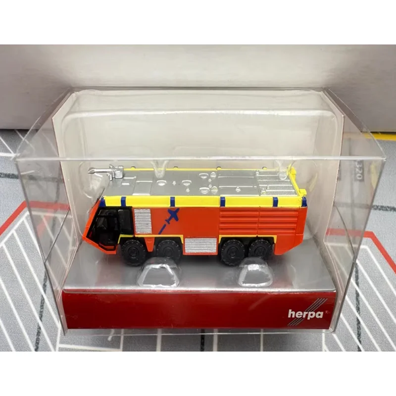 Herpa Wings Diecast 1/200 Escala Acessórios de cena de aeroporto Modelo de motor de bombeiros de aeroporto Brinquedo colecionável Ornamento Material de liga