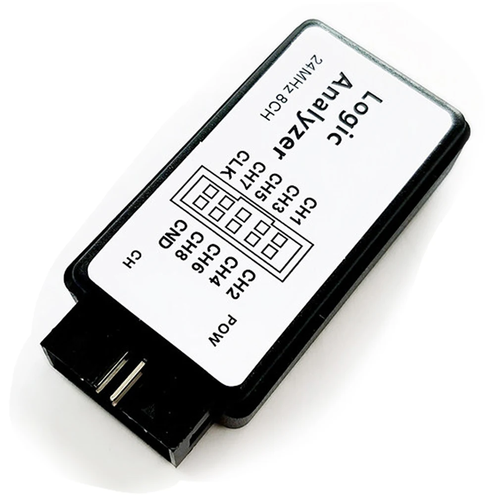 USB Logic Analyser FPGA Debugger 24M Sampling Rate 8Channels UART IIC SPI Data Analysis