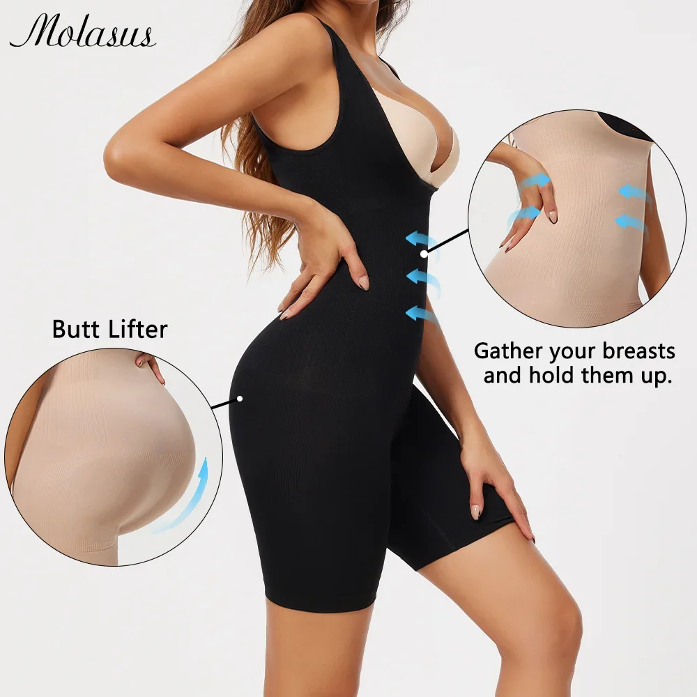 여성용 가슴 타이트닝 바디수트, 박서 브리프 속옷, 쉐이프웨어, 힙업, 뱃살 보정 바디 쉐이퍼, 슬리밍 바디수트