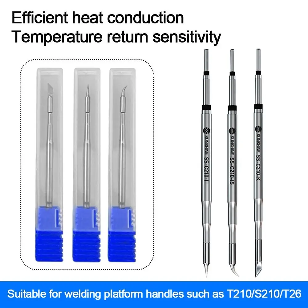 Recovery Temperature Onduction Temperature Efficient Heat Welding Solder Soldering Iron Heating Core Tip Station Tool