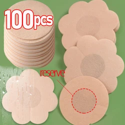 10/100pcs Safety Nipple Cover Stickers Breast Lift Tape Pasties Invisible Adhesive Disposable Bra Petals Sticky Chest Pastie