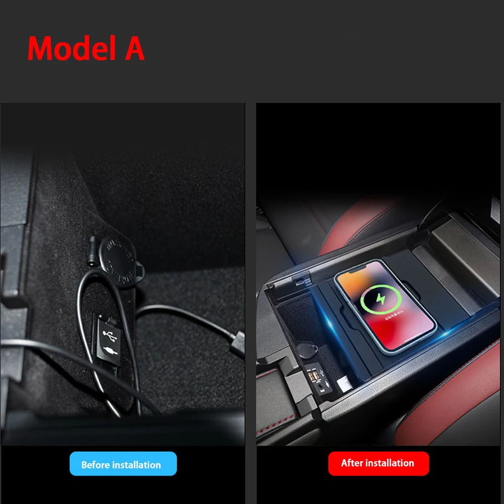 Car Wireless Mobile Phone Charger Center Console Storage QI 18W iPhone for Lexus NX AZ10 NX200 NX200t NX300 NX300h 2014-2021