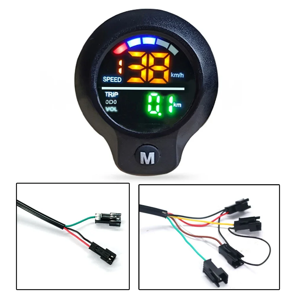 

Cycling Riding Approx 16x10x5Cm Bicycle Digital Display Ebike Throttle Voltage Display 22mm Installation Diameter