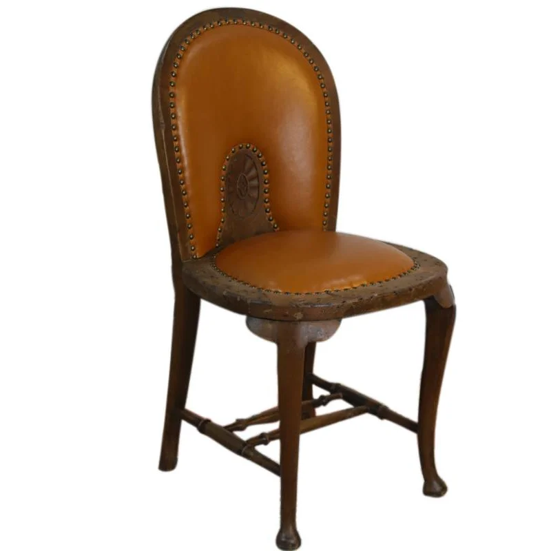 

Retro nostalgic solid wood chair Nordic simple restaurant B & B manicure chair American fashion