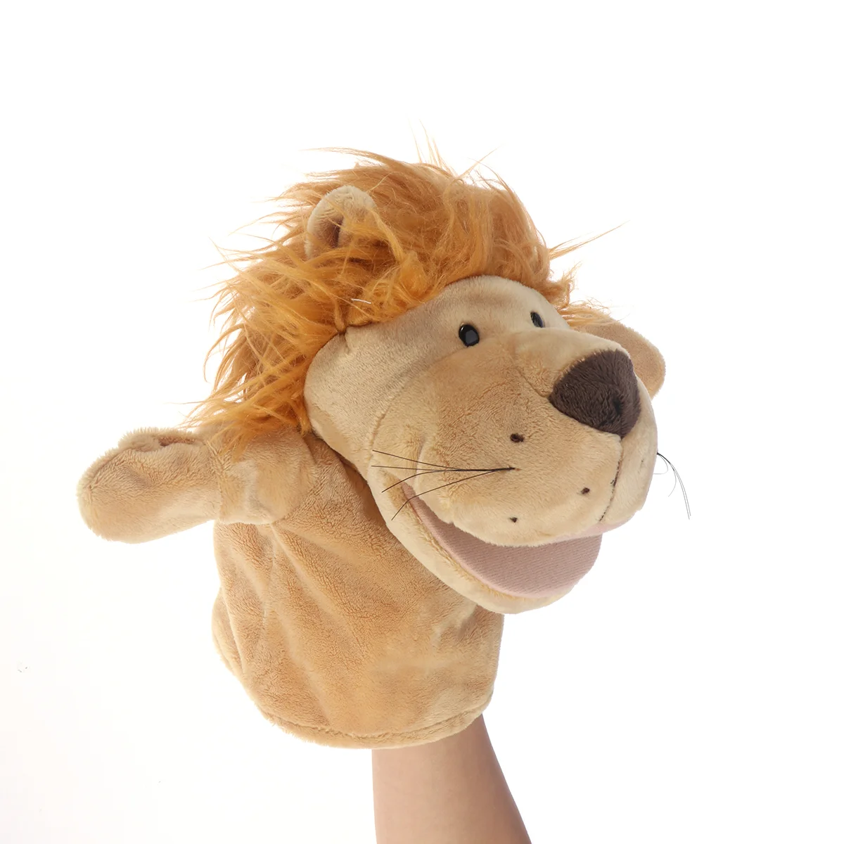 

Adorable Plush Hand Puppet Lion Zoo Friends Animals Educational Puppets Dolls Cartoon Lion Dolls Elephant