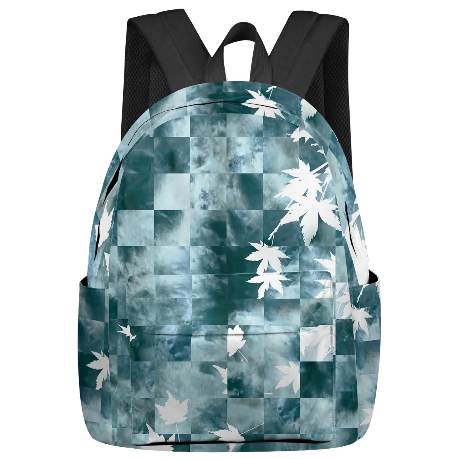 

Botanical Leaves Mosaic Watercolor Tie-dye Women Man Backpacks Waterproof School Backpack For Student Boys Girls Bags Mochilas