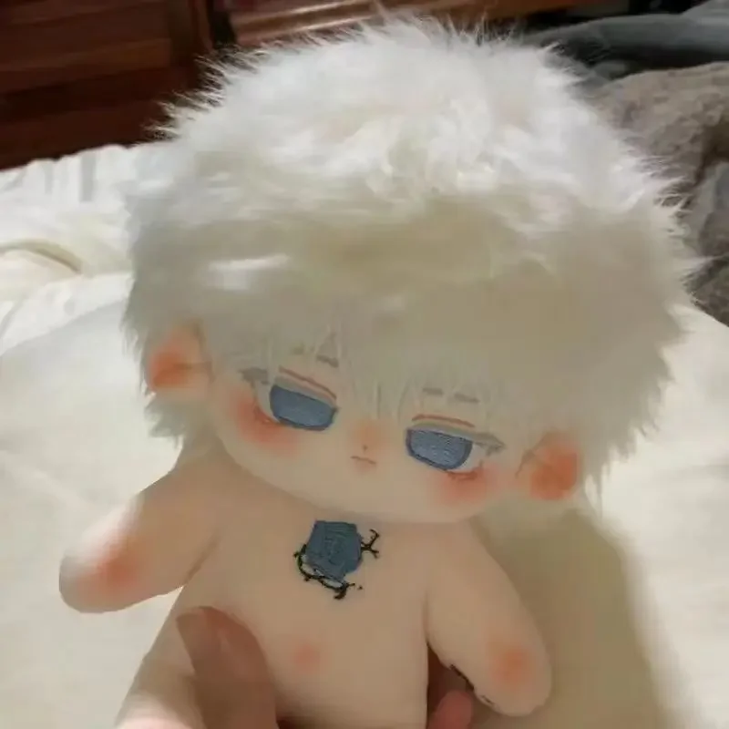 Jujutsu Kaisen Satoru gojou Dress-up Doll อะนิเมะตุ๊กตายัดไส้ตุ๊กตาการ์ตูนตุ๊กตาผ้าเด็กผู้ใหญ่ของเล่นน่ารัก20cm