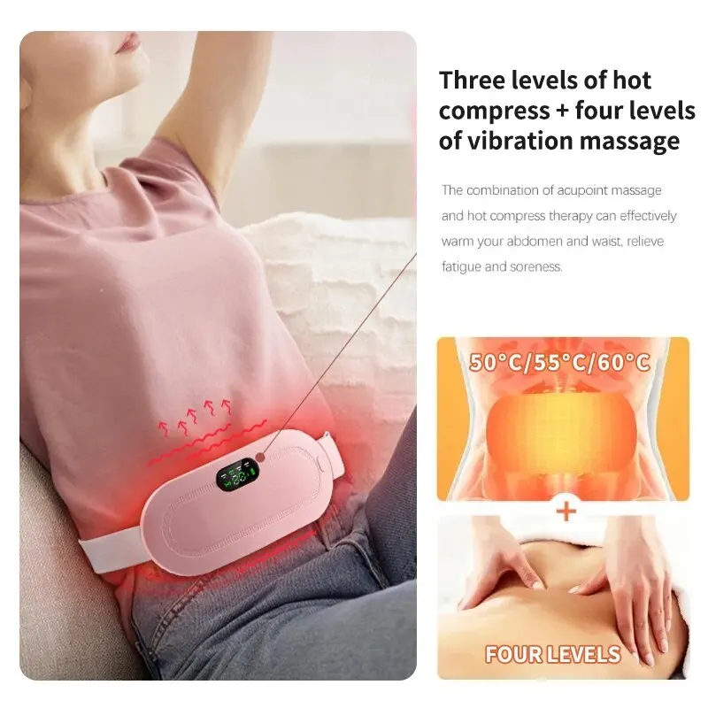 Warm Palace Treasure Abdominal Massager Intelligent Warming Uterine Belt Vibration Abdominal Electric Heating Palace Treasure