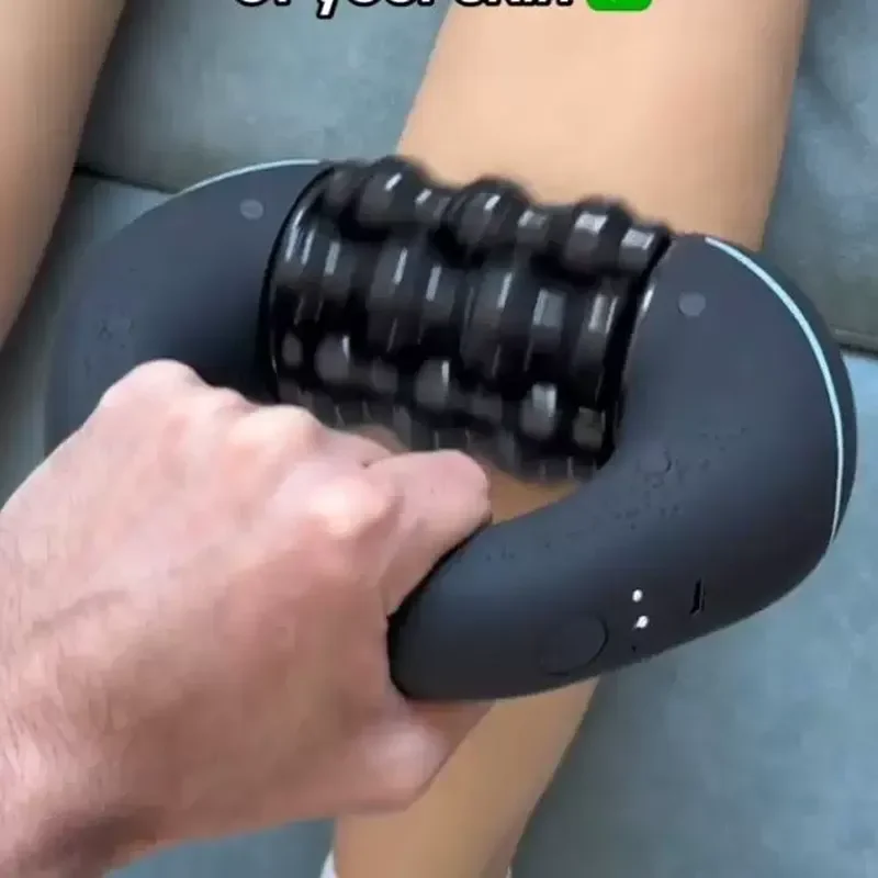 Rolling Tapping Massager Full Body Deep Tissue Muscle Recovery 3 Speed Powerful Rotation Home Gym Pain Relief Therapy