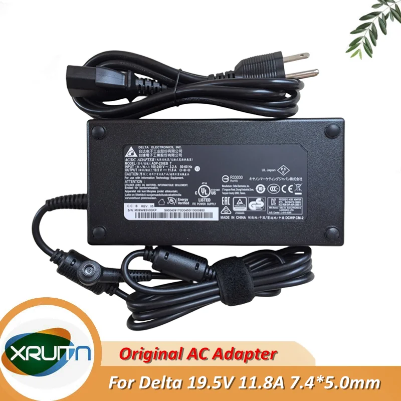 

Genuine DELTA ADP-230EB T 19.5V 11.8A 230W AC Adapter For ACER HELIOS 500 PH517-51 N17Q11 PREDATOR 15 G9-593 Laptop Charger
