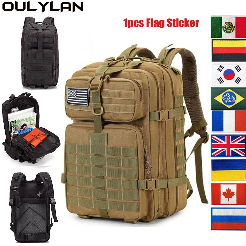 

Рюкзак OULYLAN 30 л/50 л, 3P, военный тактический рюкзак, уличная вместительная нейлоновая сумка для кемпинга, спортивный походный охотничий рюкзак