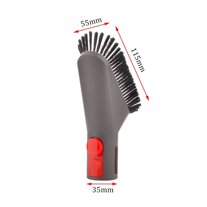 Testa dell'ugello di aspirazione piatta per Dyson V7 V8 V10 V11 V12 V15 aspirapolvere testa della spazzola del materasso spazzola rotonda parti della spazzola morbida