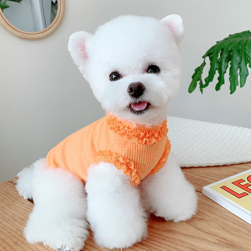 Dog Clothes Vest Cat Clothing Autumn Puppy Coat Outfit Small Dog Shirt Chihuahua Yorkshire Costume Dog Pajamas Pyjama XXS