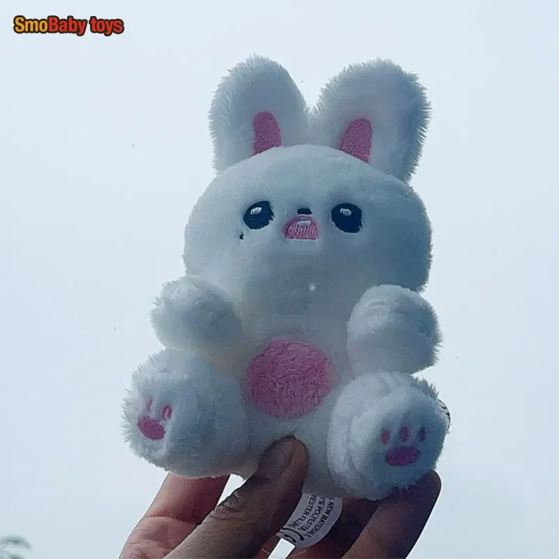 

10CM Kpop Idols WonYoung Plush Doll Keychain Cartoon Cute Rabbit Toy Filling PP Cotton Pendant Bag Accessories Keyring Fans Gift