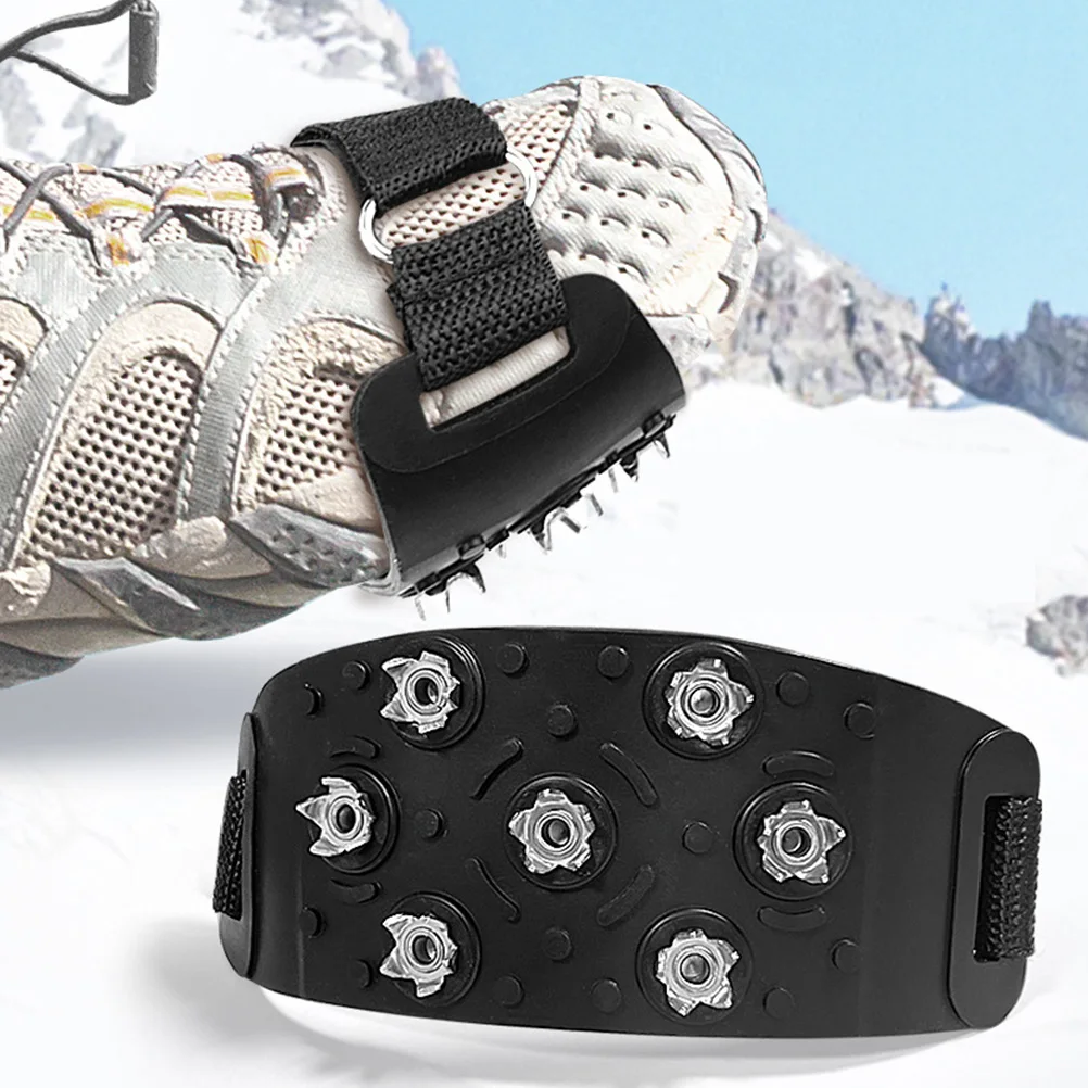 

Ice Gripper Shoe Covers Non slip Crampon Spikes for Shoes Snow Grippers Outdoor Hiking Climbing Boots Anti slip Shoes Crampons