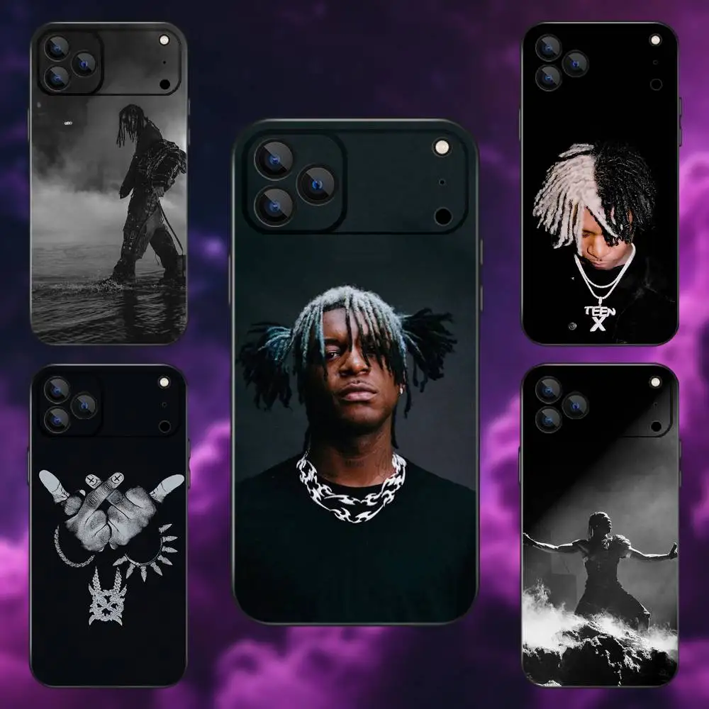 

K-Ken C-Carson T-Teen X Phone Case For iPhone 17,16,15,14,13,12,Pro,Max,Plus,E,SE4,Air,Mini Black Soft Box