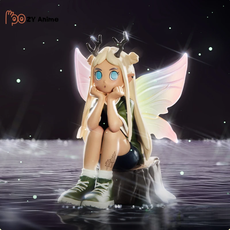 Perzik Oproer Punk Fairy Serie Mysterieuze Blinde Doos Figuur Verzamelobjecten Anime Ornamenten Verrassing Blind Box Speelgoed Cadeau