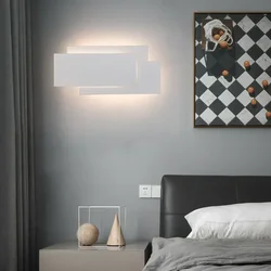 LED Wall Light 220V Bedroom Bedside LED Lights Living Room Decoration Balcony Aisle Lamps Corridor Wall Sconce Lighting Fixture