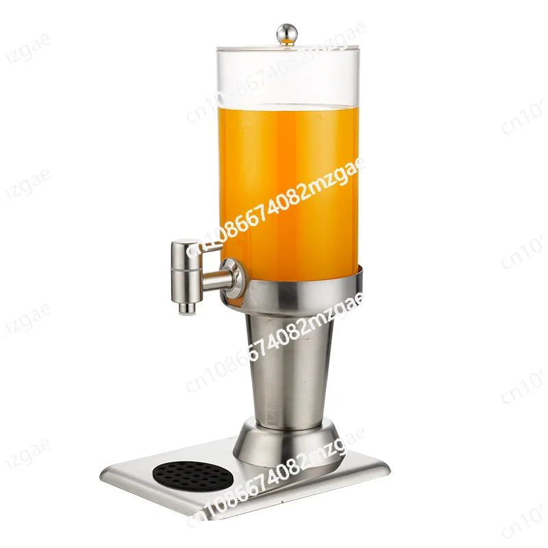 

Stainless steel beverage juice tripod single head transparent buffet beverage machine