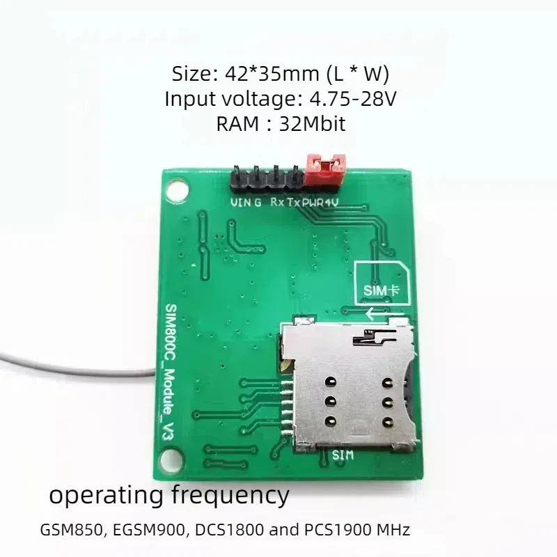 SIM800C Module GSM Communication/GPRS IOT Module 2G Wireless Communication Module