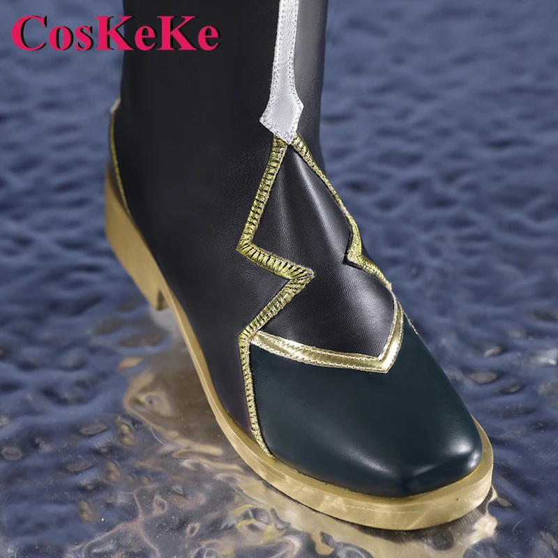 Coskeke Dan heng รองเท้าคอสเพลย์เกม honkai: STAR Rail Universal Fashion high BOOTS สไตล์ฮาโลวีนเล่นตามบทบาทขนาด37-43