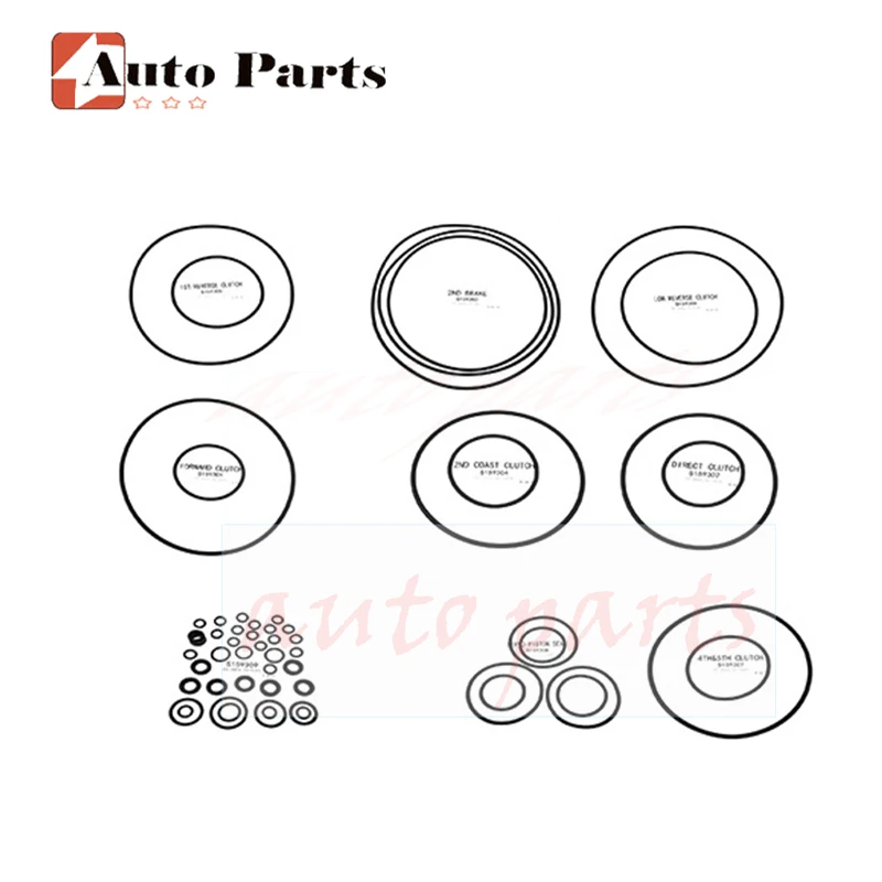

AW55-50SN AW55-51SN AF33 RE5F22A Ремкомплект уплотнительного кольца автоматической коробки передач для автомобильных аксессуаров VOLVO OPEL