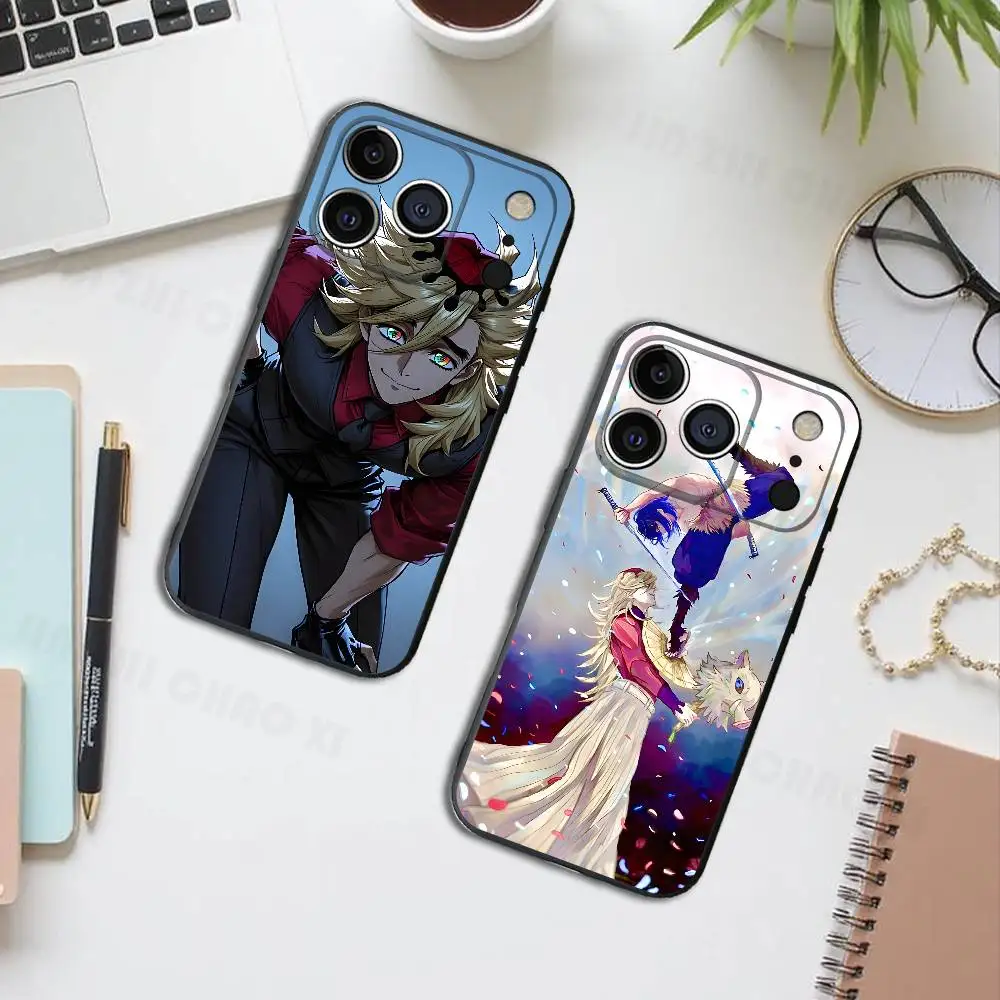 

Anime D-doumas Cute Silicone Soft Phone Case For IPhone17 16 15 14 13 12 11 Pro Max Plus X XR SE Cover