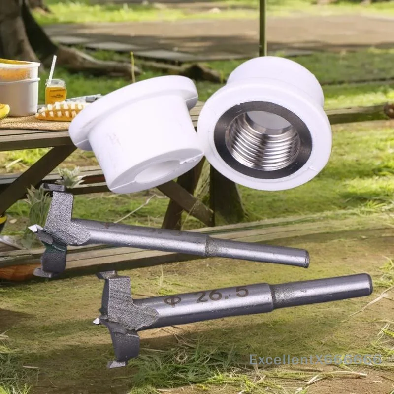 Handy 3/6Pcs 26.5mm Boring Drill Bits for Efficient 1/2inch PPR Water Pipe Repairs