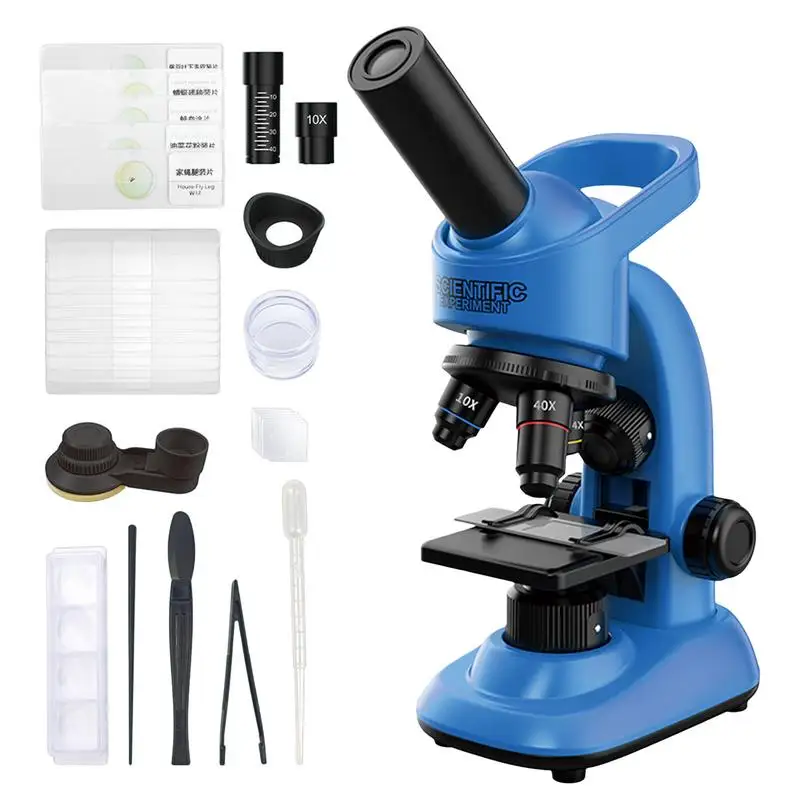 Handheld Microscope For Kids Magnification Science Kit With An Easy Use Kids Mini Microscope Kids Explorer Kit LED Light