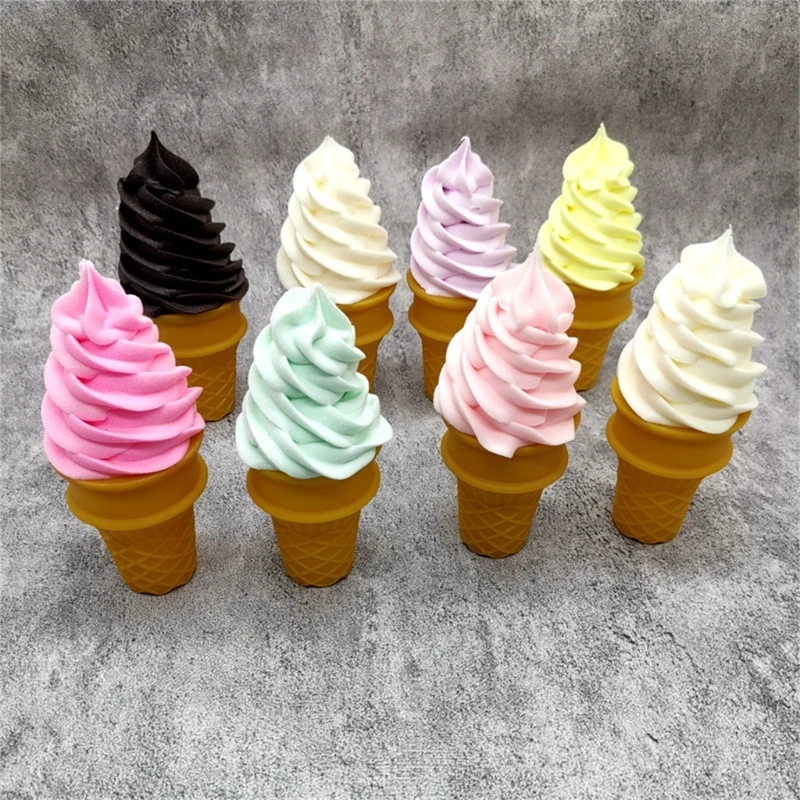 Ice Cream Model Ice Cream Cone Model Toy Simulation Simulated Decors Dropship