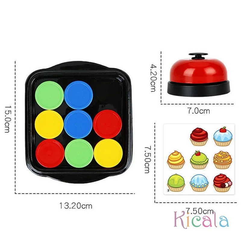 Crazy Push Music Card Pairs Game Educational Strategy Game for Kids Color Sorting Fun Chess Board Game for Family Entertainment