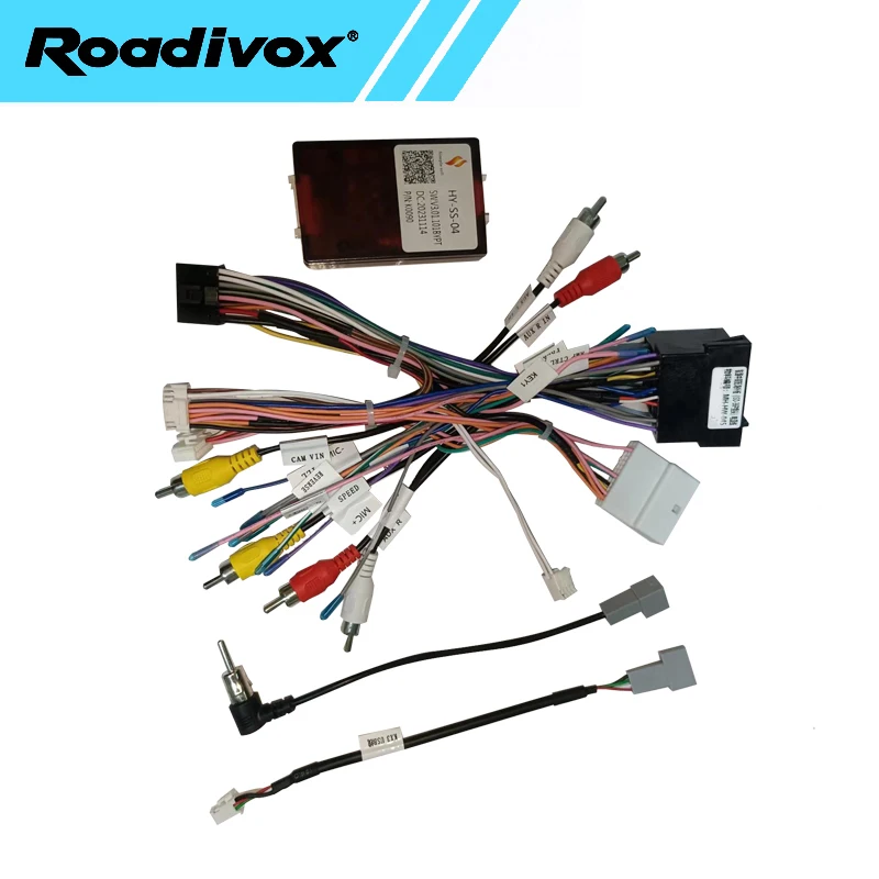 android Car radio Canbus Box Decoder For KIA Sportage Sorento Hyundai ix35 Tucson 2 16 pin Wiring Harness Plug Power wire Cable