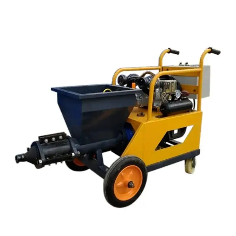 Air Compressor Grouting Cement Mortar Spraying Machine