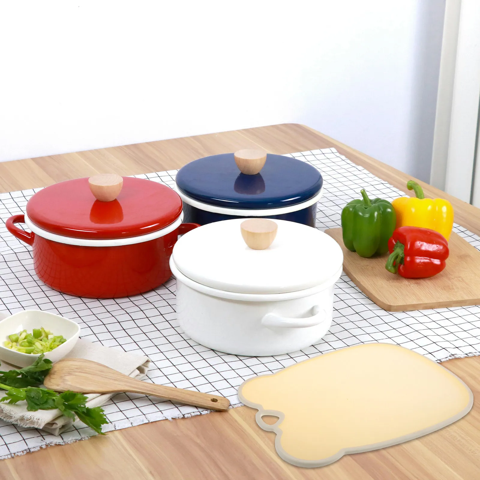 Tabla de Cortar Portátil de Plástico Pequeña para Preparación de Alimentos para Bebés, Uso en la Cocina, Antideslizante, Compacta, para Frutas y Verduras, con Diseño de Dibujos Animados