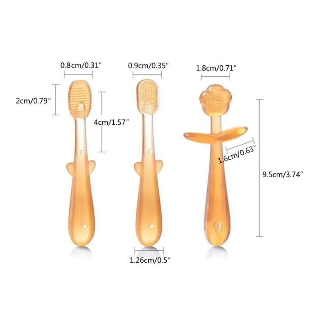 فرشاة أسنان من السيليكون لتنظيف لسان الطفل ، بي بي ، والرضع ، جديدة