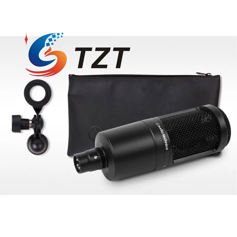 TZT Original AT2020 Kondensatormikrofon mit Nierencharakteristik (für Audio-Technica), ideal für Heimaufnahmestudios