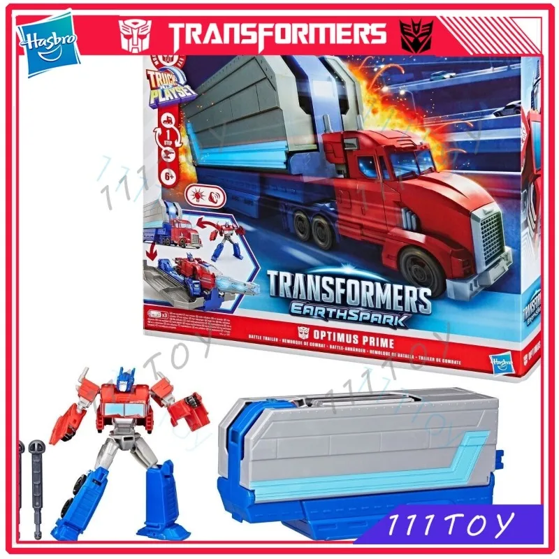 

In Stock Hasbro Transformers Classic Toys EarthSpark Optimus Prime Model Action Figure Robot Toy Collectibles Gifts Hobbies