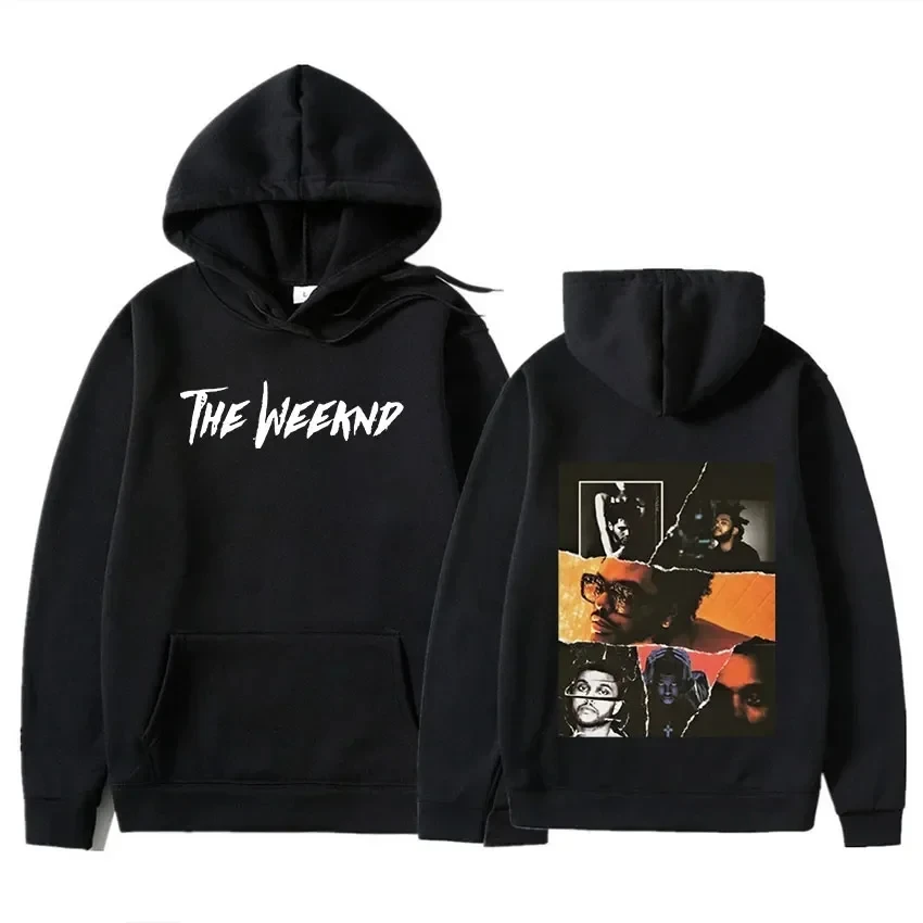 Sudadera con capucha de algodón para hombre y mujer, jersey de Hip Hop, Rock, cantante de The Weeknd